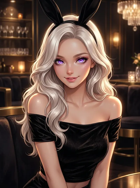 Chloe Velvet Bunny 4K Motion Clip on PimpBunny